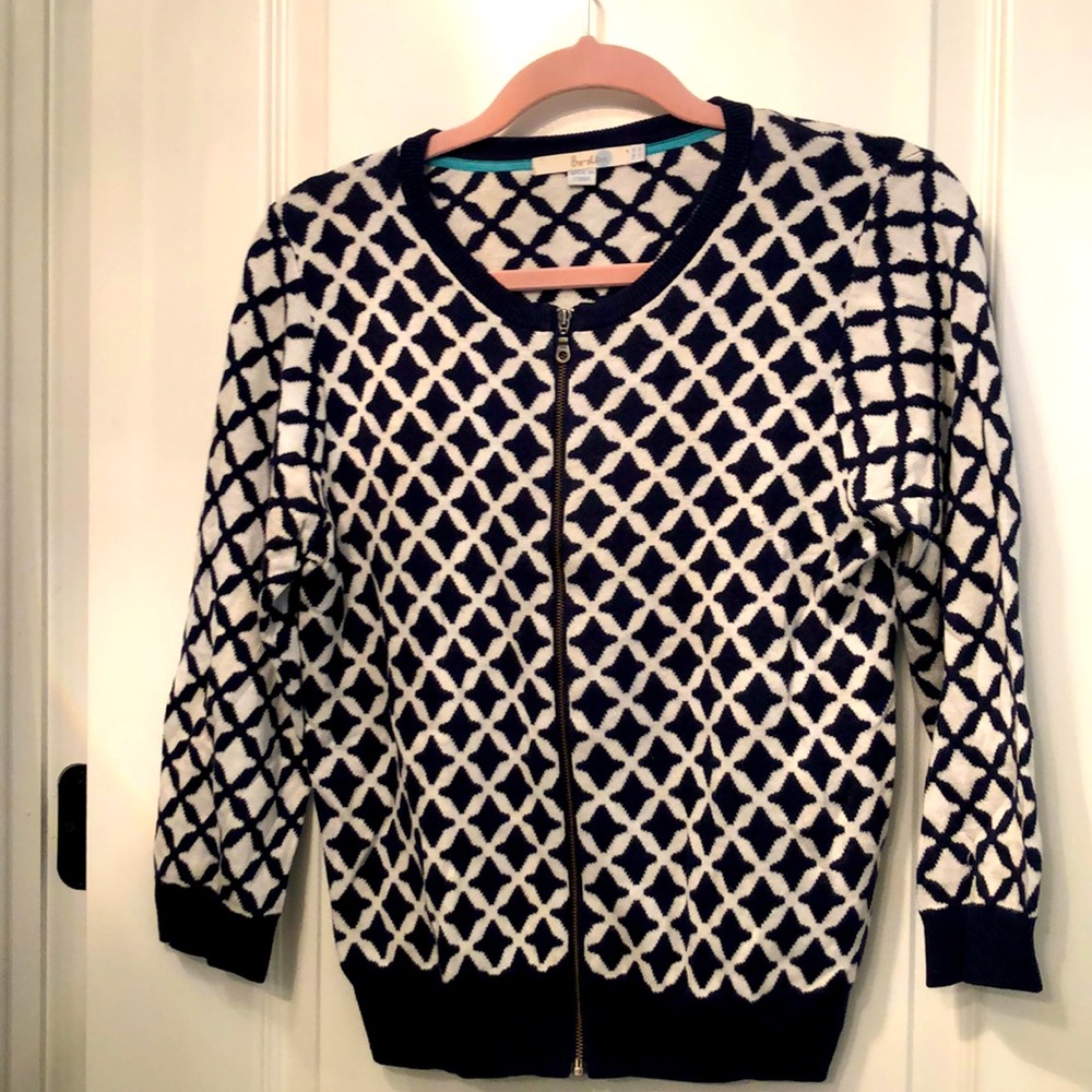 Boden zipped cardigan